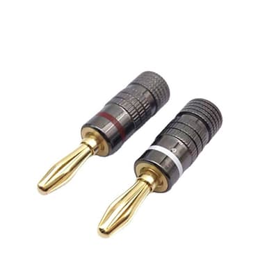 Sett med åtte bananplugger, 4 mm 16-pack