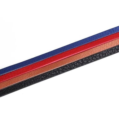 Justerbar sportglasögonrem solglasögonband PU Sort