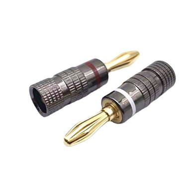 Sett med åtte bananplugger, 4 mm 16-pack