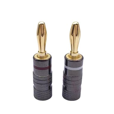 Sett med åtte bananplugger, 4 mm 16-pack