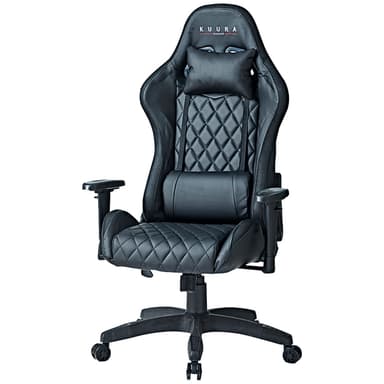 Kuura Gaming Gamingstol med RGB, svart