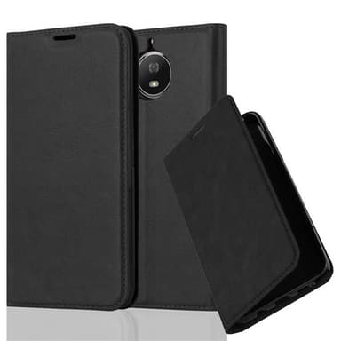 Motorola MOTO G5S lommebokdeksel case (svart)
