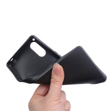 Slim-Fit TPU telefondeksel Deksel til Sony Xperia 5 V - Svart