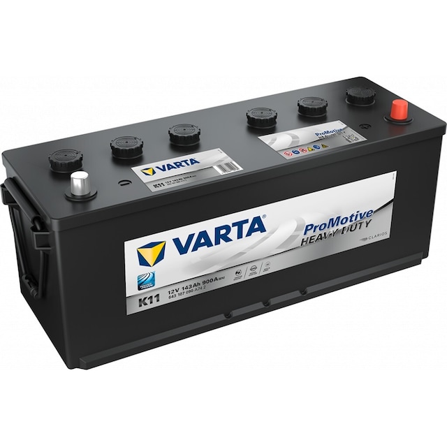 VARTA Promotive Black Batteri 12V 143AH 900CCA (508x174x190/205mm) +høyre K11