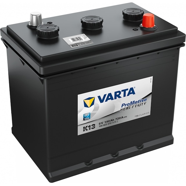 VARTA Promotive HD Batteri 6V 140AH 720CCA (260x175x236mm) +diagonalt K13