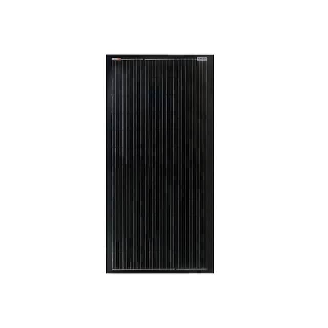SKANBATT Solcellepanel 200W - All Black - Slim Mono - PERC - 1895x550x35mm