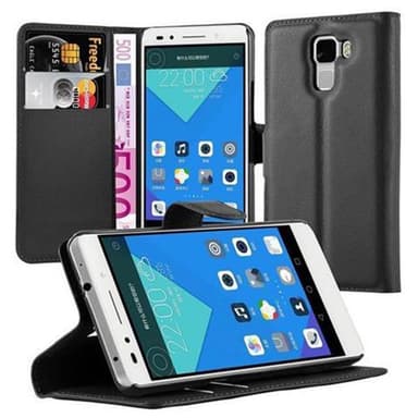Honor 7 lommebokdeksel etui (svart)
