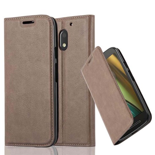 Motorola MOTO E3 lommebokdeksel case (brun)