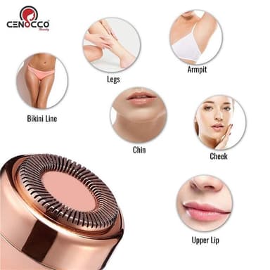 Cenocco Beauty 2i1 Trimmer för ögonbryn och ansikte, Svart