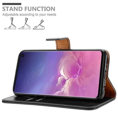 Samsung Galaxy S10 4G lommebokdeksel etui (svart)