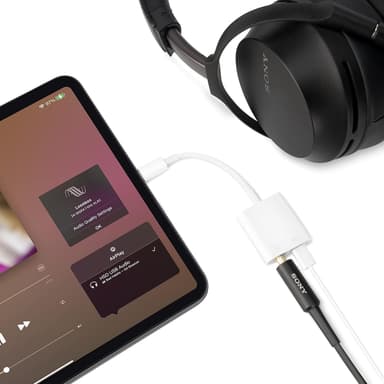 NÖRDIC USB-C til 3,5 mm lydadapter, USB-C hodetelefonadapter og PD 60W lading
