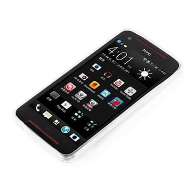 HTC BUTTERFLY S silikondeksel case (hvit)