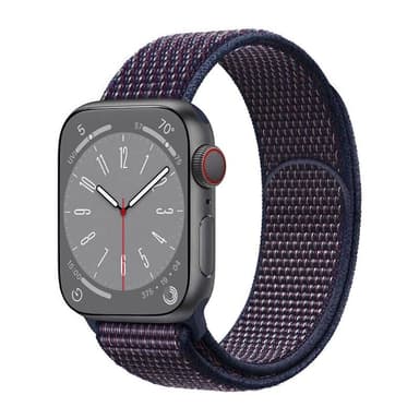 Nylon klokkerem Apple Watch 9 (41mm) - Indigo