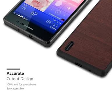 Huawei ASCEND P7 Hardt Deksel Case (brun)