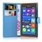 Nokia Lumia 730 lommebokdeksel etui (blå)