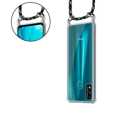 Honor 9X LITE Deksel med Halskjede (brun)