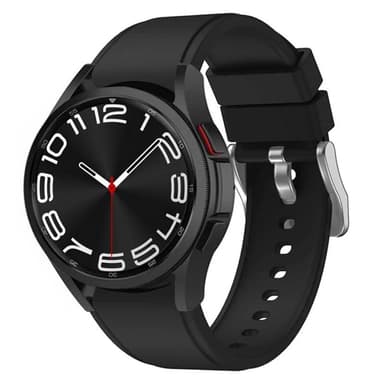 Silikon armbånd No-Gap Samsung Galaxy Watch 6 Classic (43mm) - Svart