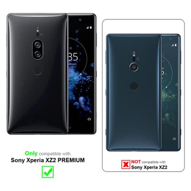 lommebokdeksel Sony Xperia XZ2 PREMIUM case (svart)
