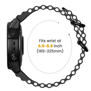 Ocean klokkereim Garmin Tactix Bravo - Svart