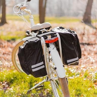 Forever Outdoor Double bike pannier for the carrier black