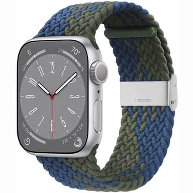 Flettet klokkerem Apple Watch 9 (41mm) - Bluegreen