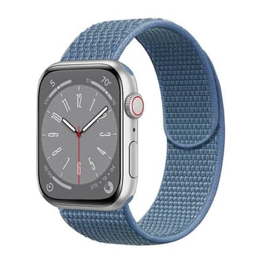 Nylon klokkerem Apple Watch 9 (45mm) - Cape cod blue