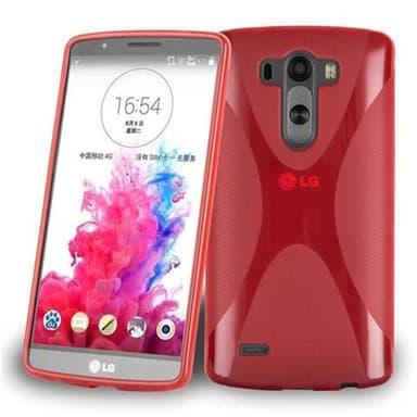 LG G3 STYLUS Deksel Case Cover (rød)