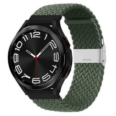 Flettet elastisk armbånd Samsung Galaxy Watch 6 Classic (43mm) - Army