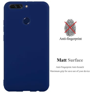 Honor 8 PRO silikondeksel cover (blå)