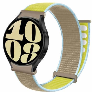 Nylon armbånd No-Gap Samsung Galaxy Watch 6 (44mm) - Camel