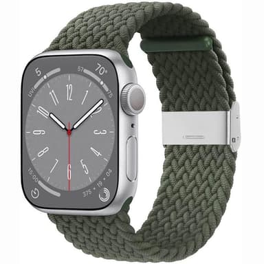 Flettet klokkerem Apple Watch 9 (41mm) - Army