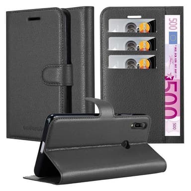 Huawei Y6 2019 lommebokdeksel etui (svart)