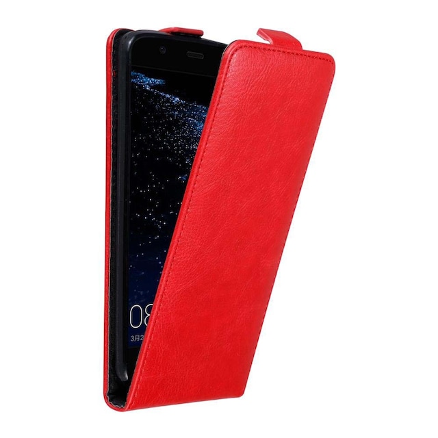 Huawei P10 LITE deksel flip cover (rød)