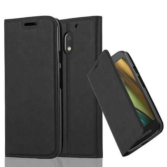 Motorola MOTO E3 lommebokdeksel case (svart)
