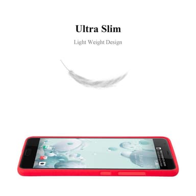 HTC U ULTRA silikondeksel case (rød)