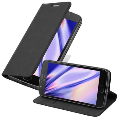 lommebokdeksel Motorola MOTO E4 PLUS case (svart)
