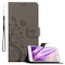 LG K7 2016 lommebokdeksel Blomster (grå)