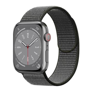 Nylon klokkerem Apple Watch 9 (41mm) - Dark olive