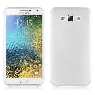 Samsung Galaxy E7 silikondeksel cover (sølv)