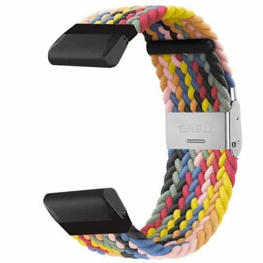 Flettet klokkereim Garmin MARQ Driver - Rainbow