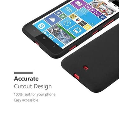 Nokia Lumia 1320 silikondeksel case (svart)