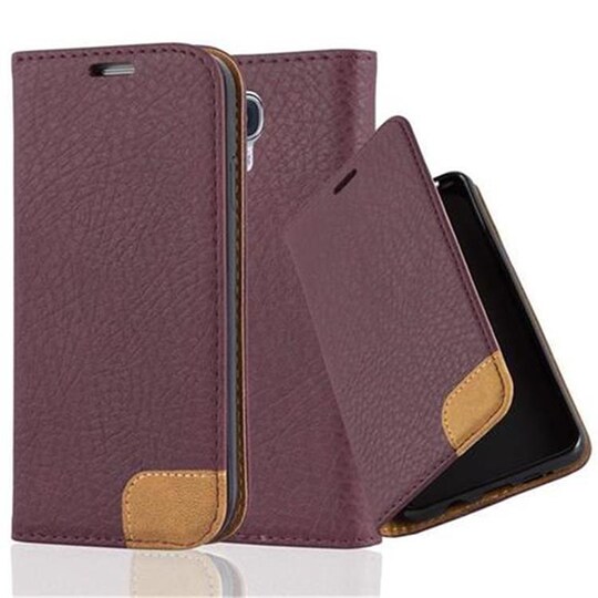 Samsung Galaxy S4 lommebokdeksel case (lilla)