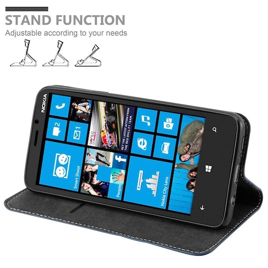 Nokia Lumia 920 Deksel Case Cover (blå)
