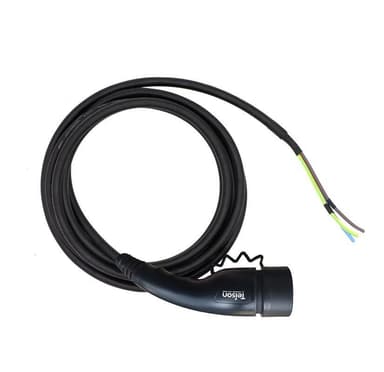Teison Laddkabel till Elbil, Typ2 till Typ2, 5M, 32A, 1-Fas, 7kW