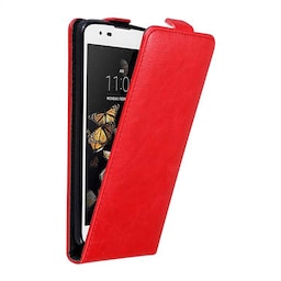 LG K8 2016 deksel flip cover (rød)