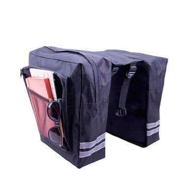 Forever Outdoor Double bike pannier for the carrier black