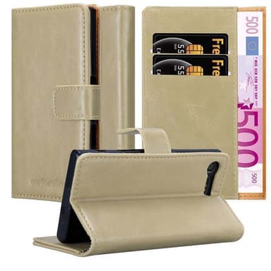 Sony Xperia X COMPACT lommebokdeksel etui (brun)