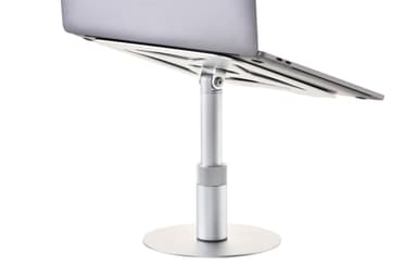 NÖRDIC Roterende laptopstativ i aluminium, justerbar høyde Ergonomisk datamaskinstativ med 360 roterende,
