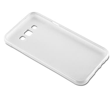 Samsung Galaxy E7 silikondeksel cover (sølv)