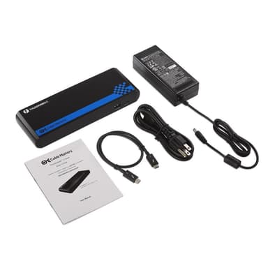Cable Matters Intel-sertifisert Thunderbolt 3-dokkingstasjon 1 til 9 med 1x DisplayPort, 2x TB3, 1xUSB-C 3.1, 1x GigaLAN, 2xUSB 3.0, 2xAudio